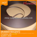 flexible rubber magnetic metal sheet strips 2mm diameter magnet